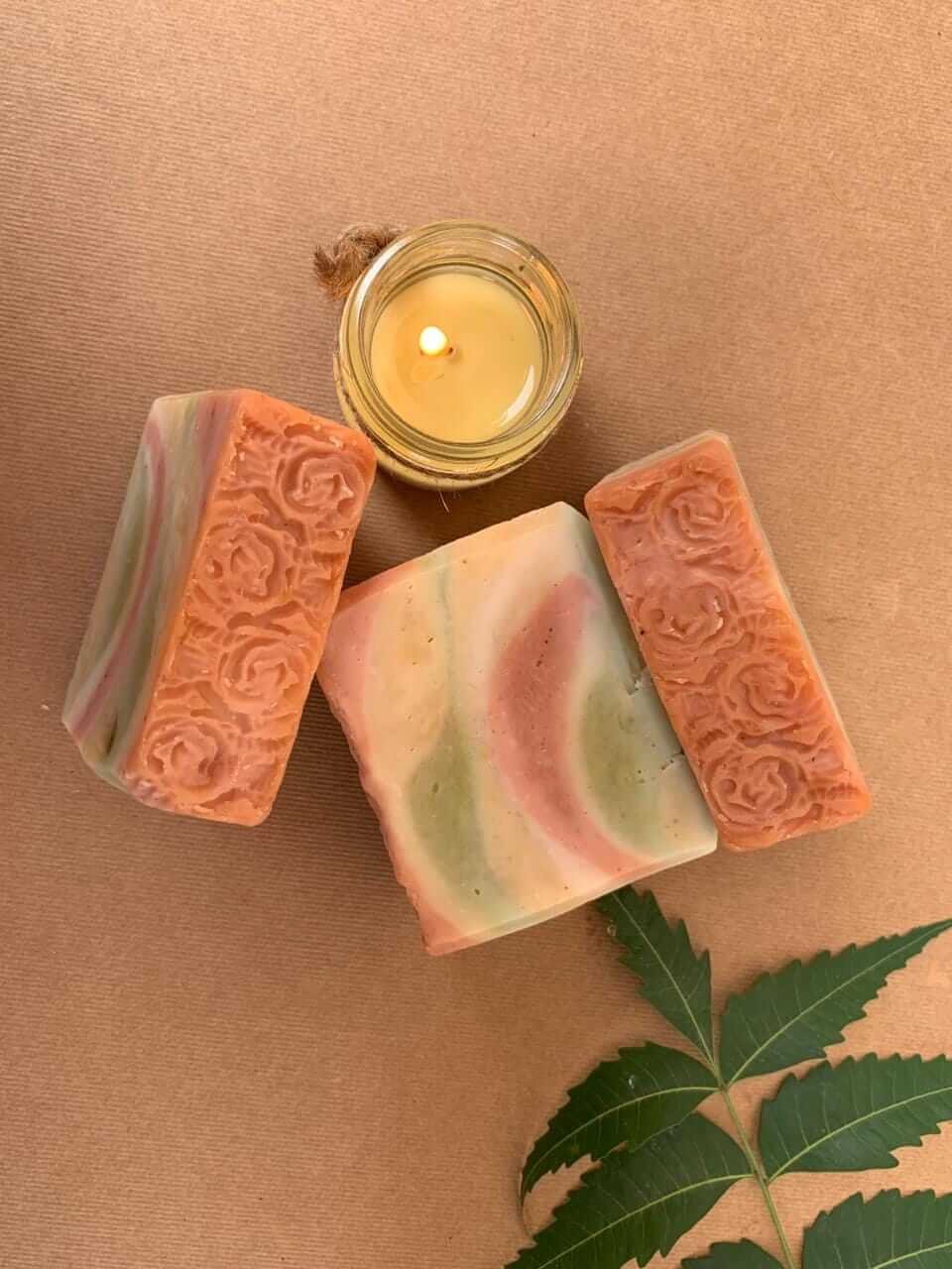Tri Colored Butter Soaps